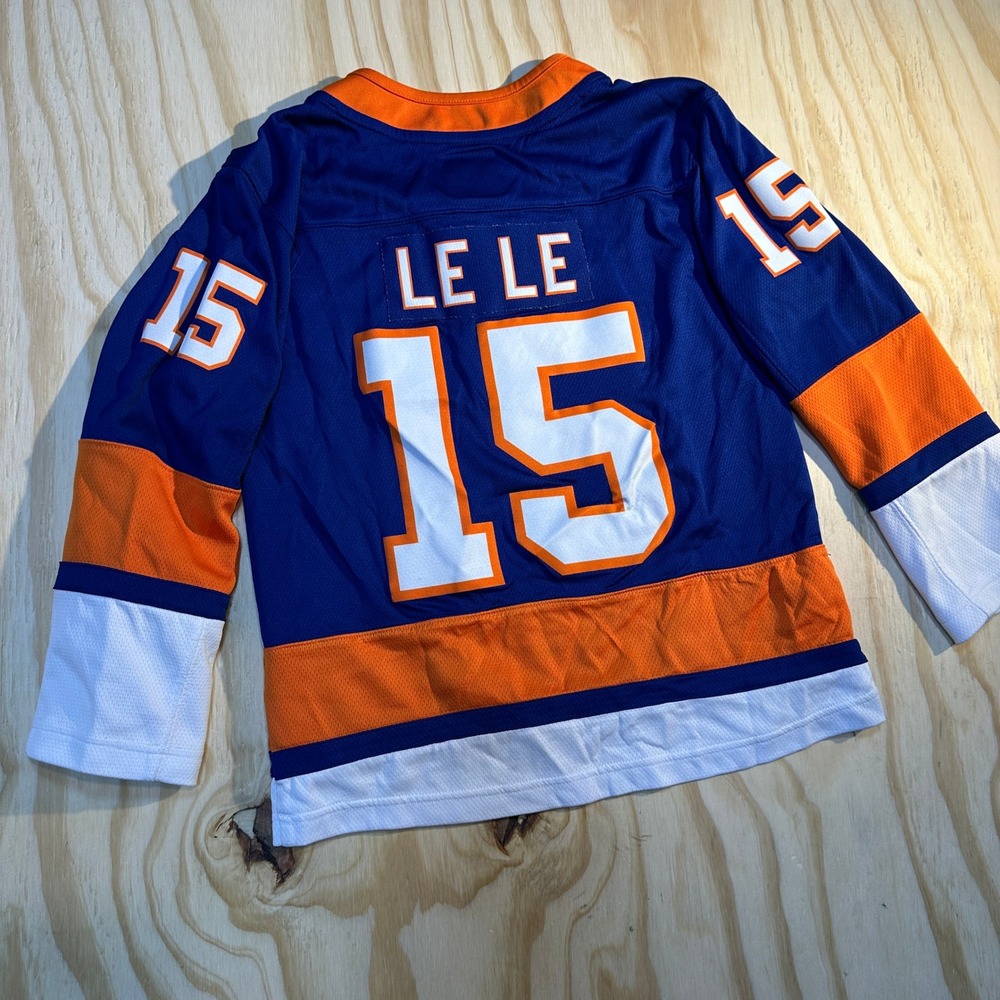 Fanatics Kids' New York Islanders Custom Le Le 15 Hockey Jersey Blue Youth S/M